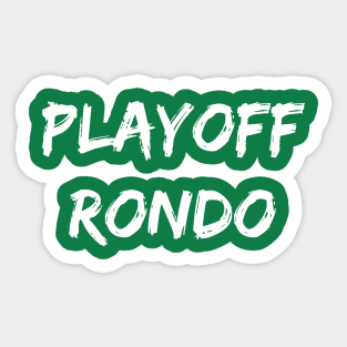 Rajon Rondo Playoff Rondo Boston Celtics Los Angeles Lakers Sticker